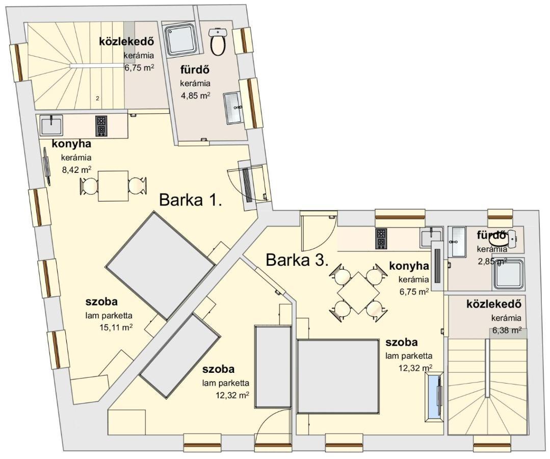 Barka Apartman Eger Exterior foto
